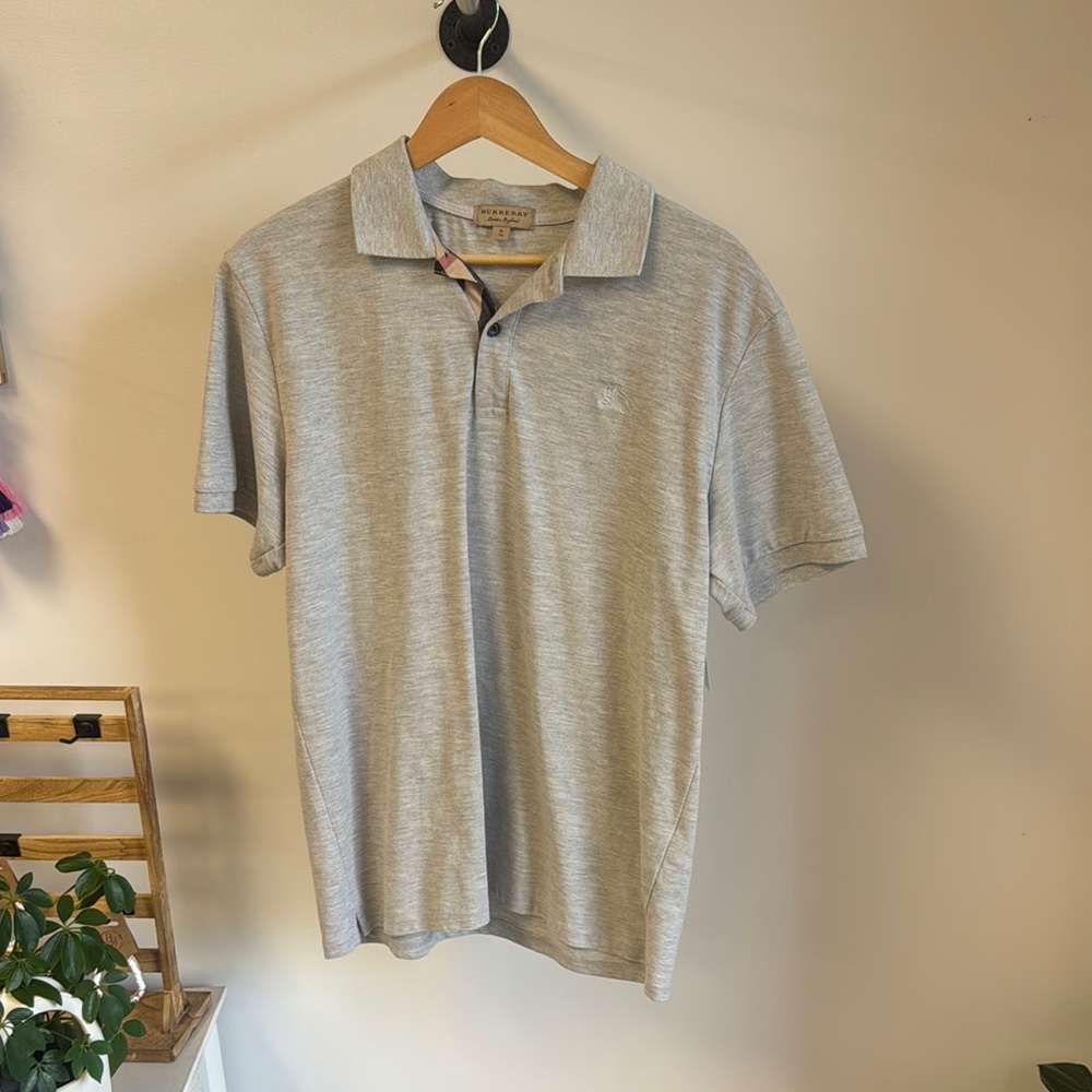 Men's Gray Polo Shirt